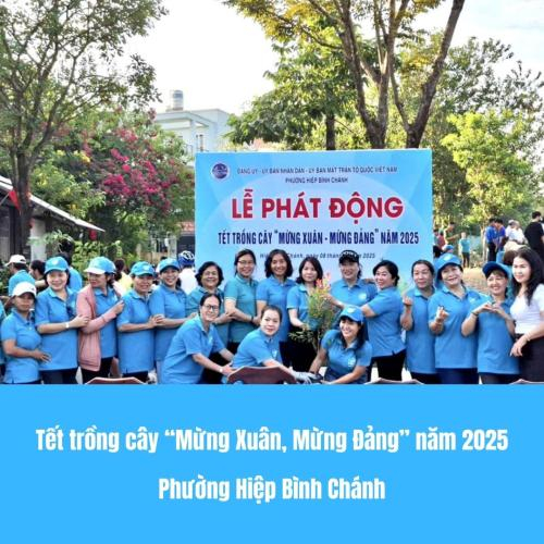 Tết Trồng Cây “Mừng Xuân, Mừng Đảng” Năm 2025 - Phường Hiệp Bình Chánh